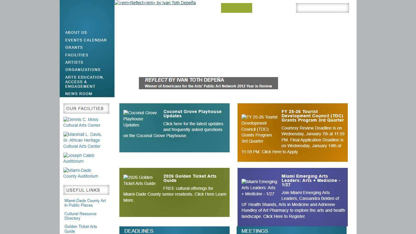 Home Miami-Dade County Department of Cultural Affairs